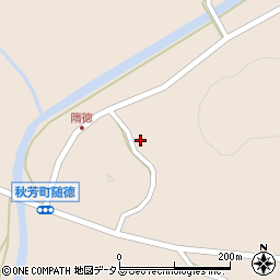 山口県美祢市秋芳町秋吉（上宿）周辺の地図