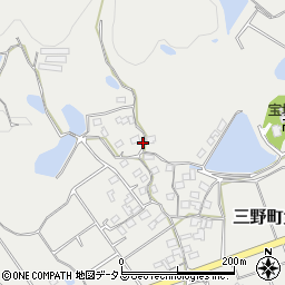 香川県三豊市三野町大見甲-2572周辺の地図