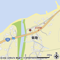 徳島県鳴門市北灘町折野東地288周辺の地図