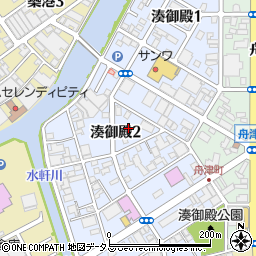 和歌山県和歌山市湊御殿周辺の地図