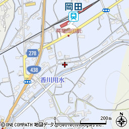 香川県丸亀市綾歌町岡田下764周辺の地図