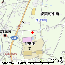 広島県江田島市能美町中町3712周辺の地図