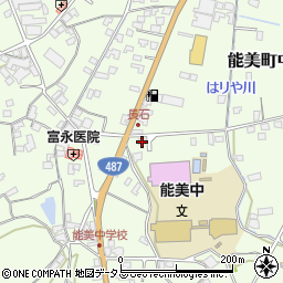 広島県江田島市能美町中町3701-4周辺の地図