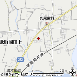 香川県丸亀市綾歌町岡田上1786周辺の地図