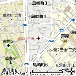 和歌山県和歌山市島崎町周辺の地図