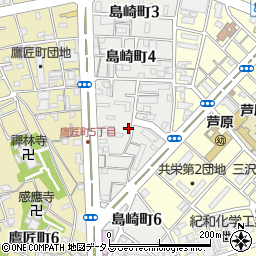 和歌山県和歌山市島崎町周辺の地図