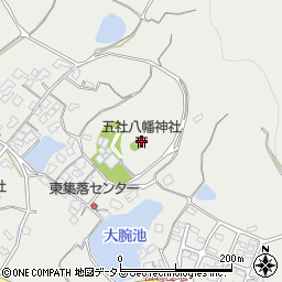 五社八幡神社周辺の地図