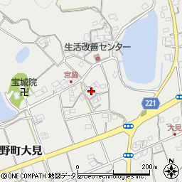 香川県三豊市三野町大見甲-2940-2周辺の地図