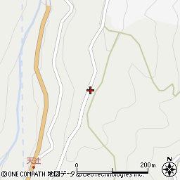 西吉野第一発電所阪本取水口周辺の地図