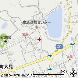 香川県三豊市三野町大見甲-2945周辺の地図