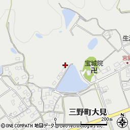 香川県三豊市三野町大見甲-2599周辺の地図