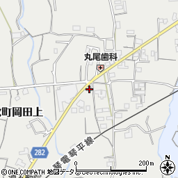 香川県丸亀市綾歌町岡田上1783周辺の地図