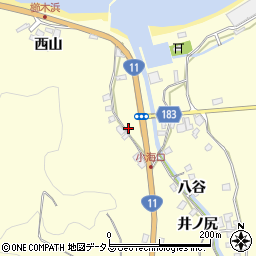 徳島県鳴門市北灘町櫛木井ノ尻35周辺の地図