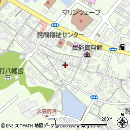 前川ふとん店詫間店周辺の地図