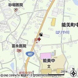 広島県江田島市能美町中町4837周辺の地図
