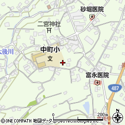 広島県江田島市能美町中町2362周辺の地図