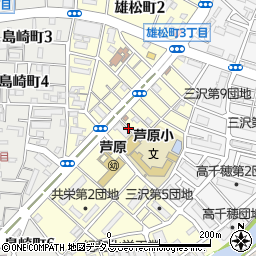 和歌山県和歌山市雄松町周辺の地図
