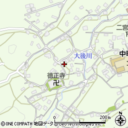 広島県江田島市能美町中町1517-2周辺の地図