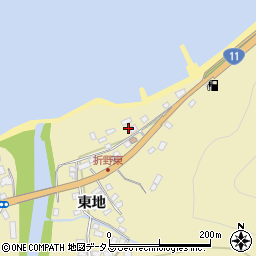 徳島県鳴門市北灘町折野東地295周辺の地図