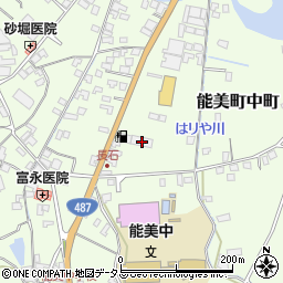 広島県江田島市能美町中町4839-1周辺の地図