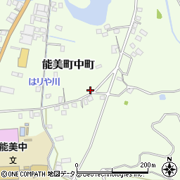 広島県江田島市能美町中町4788-6周辺の地図