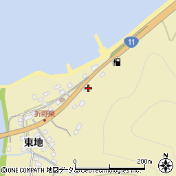 徳島県鳴門市北灘町折野東地274周辺の地図