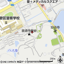 香川県善通寺市生野町2445周辺の地図