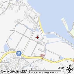 愛媛県今治市大三島町浦戸1104周辺の地図