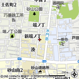 和歌山県和歌山市出口新端ノ丁21周辺の地図