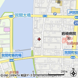 松崎簡易郵便局周辺の地図