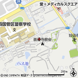 香川県善通寺市生野町2215周辺の地図