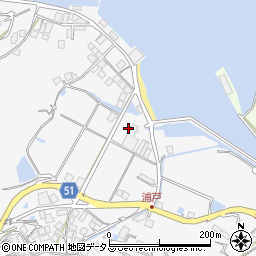愛媛県今治市大三島町浦戸1102周辺の地図