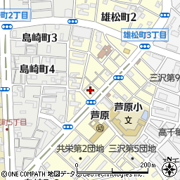 和歌山市役所市民環境局市民部　自治振興課芦原連絡所周辺の地図