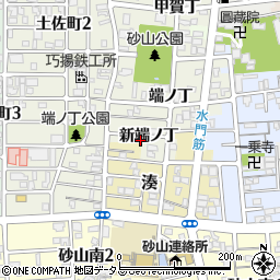 和歌山県和歌山市出口新端ノ丁51周辺の地図