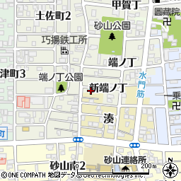 和歌山県和歌山市出口新端ノ丁47周辺の地図