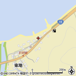 徳島県鳴門市北灘町折野東地299周辺の地図