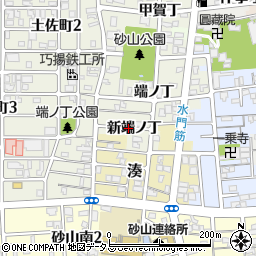 和歌山県和歌山市出口新端ノ丁周辺の地図