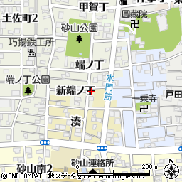 和歌山県和歌山市出口新端ノ丁18周辺の地図