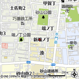 和歌山県和歌山市出口（新端ノ丁）周辺の地図