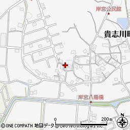 和歌山県紀の川市貴志川町岸宮周辺の地図