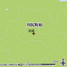 広島県呉市川尻町柏周辺の地図