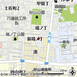 和歌山県和歌山市出口新端ノ丁35周辺の地図