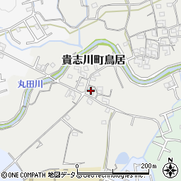 和歌山県紀の川市貴志川町鳥居周辺の地図