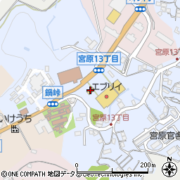 セブンイレブン呉宮原店周辺の地図