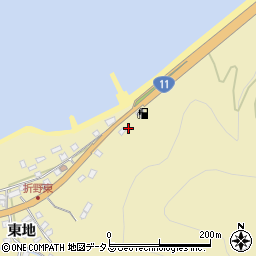 徳島県鳴門市北灘町折野東地62周辺の地図