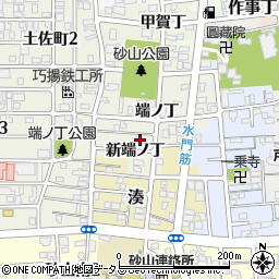 和歌山県和歌山市出口新端ノ丁32周辺の地図