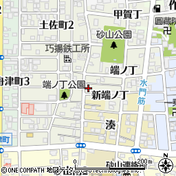 和歌山県和歌山市出口新端ノ丁43周辺の地図