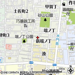 和歌山県和歌山市出口新端ノ丁27周辺の地図