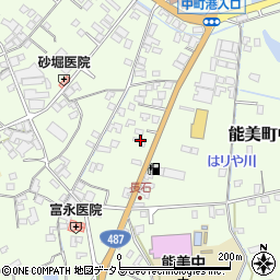 広島県江田島市能美町中町4876周辺の地図