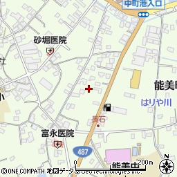 広島県江田島市能美町中町4875-4周辺の地図